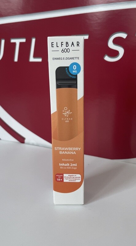 Elfbar Strawberry Banana Nikotinfrei Elfbar Strawberry Banana Nikotinfrei
