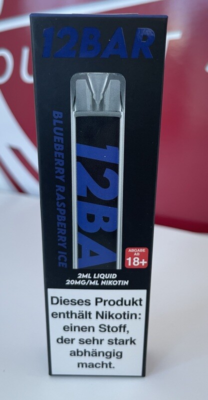 12BAR Blueberry Raspberry Ice 20mg/ml 12BAR Blueberry Raspberry Ice 20mg/ml