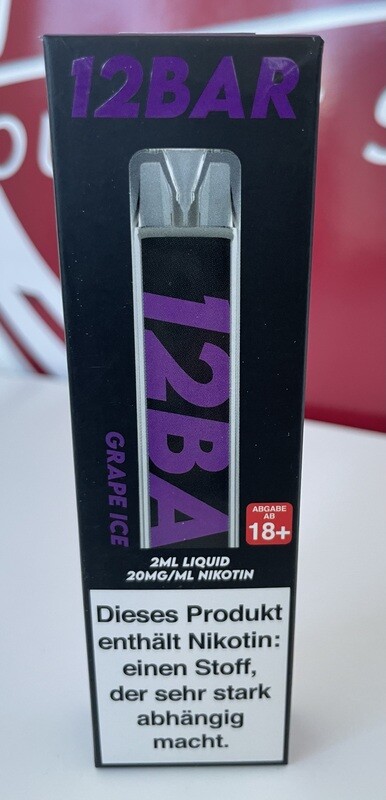 12BAR Grape Ice 20mg/ml
