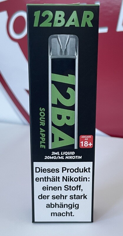 12BAR Sour Apple 20mg/ml