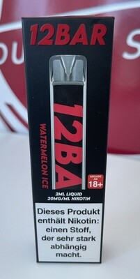 12BAR Watermelon Ice 20mg/ml
