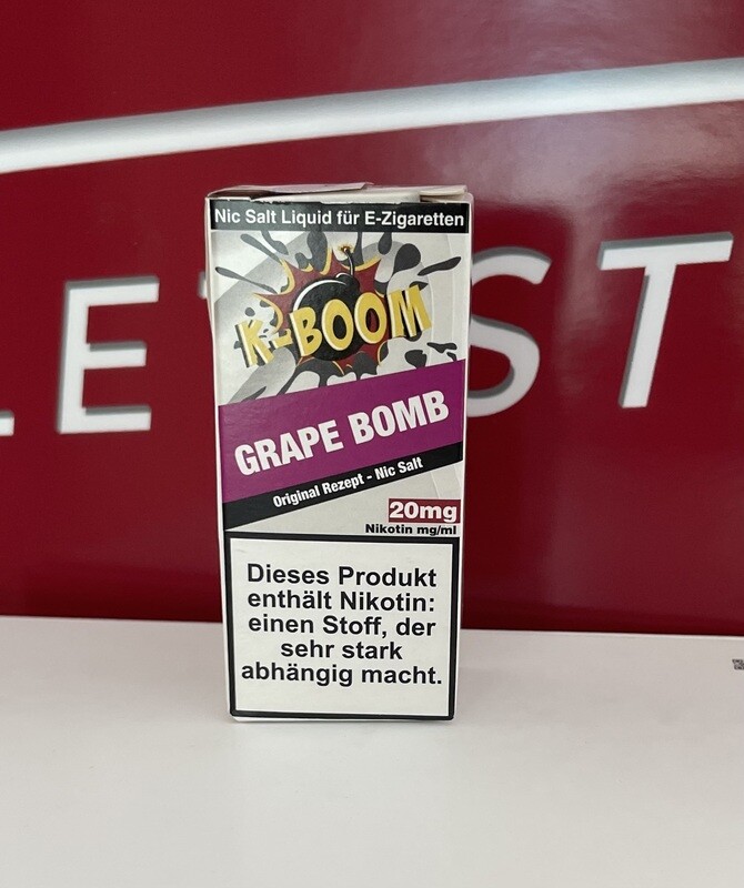 K-BOOM Grape Bomb 20mg/ml    10ml