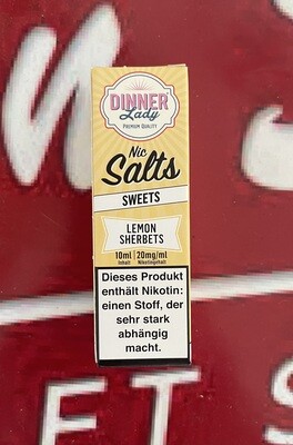 Dinner Lady Lemon Sherbets 20mg/ml Dinner Lady Lemon Sherbets 20mg/ml