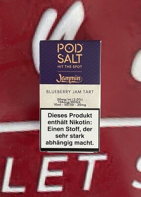 PodSalt Blueberry Jam Tart 20mg/ml PodSalt Blueberry Jam Tart 20mg/ml