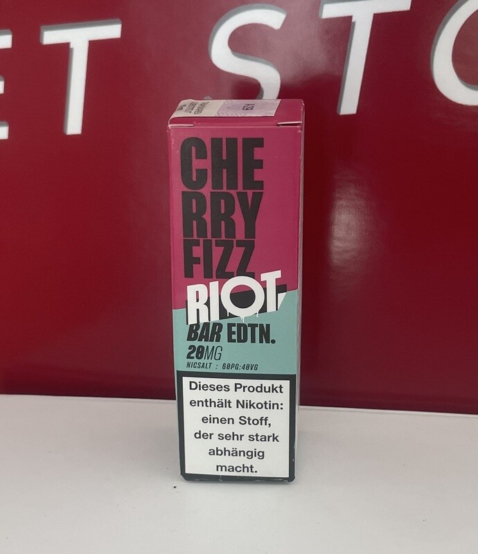 RIOT Cherry Fizz 20mg/ml