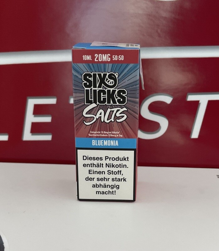SIX LICKS Bluemonia 20mg/ml