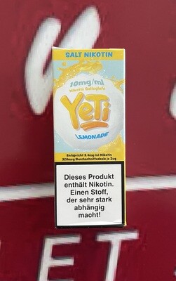 Yeti Lemonade 10mg/ml