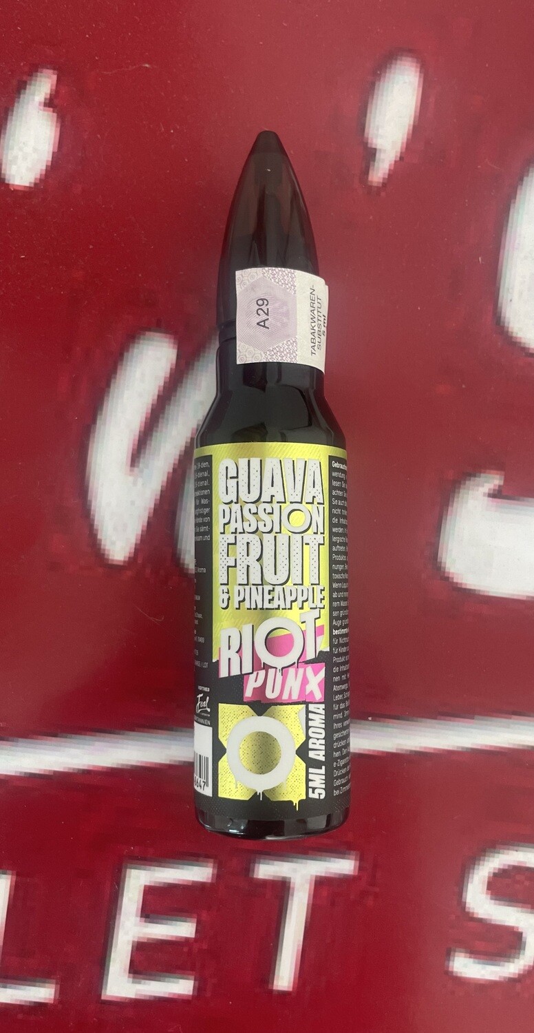 RIOT  -  Guava, Passion Fruit & Pineapple