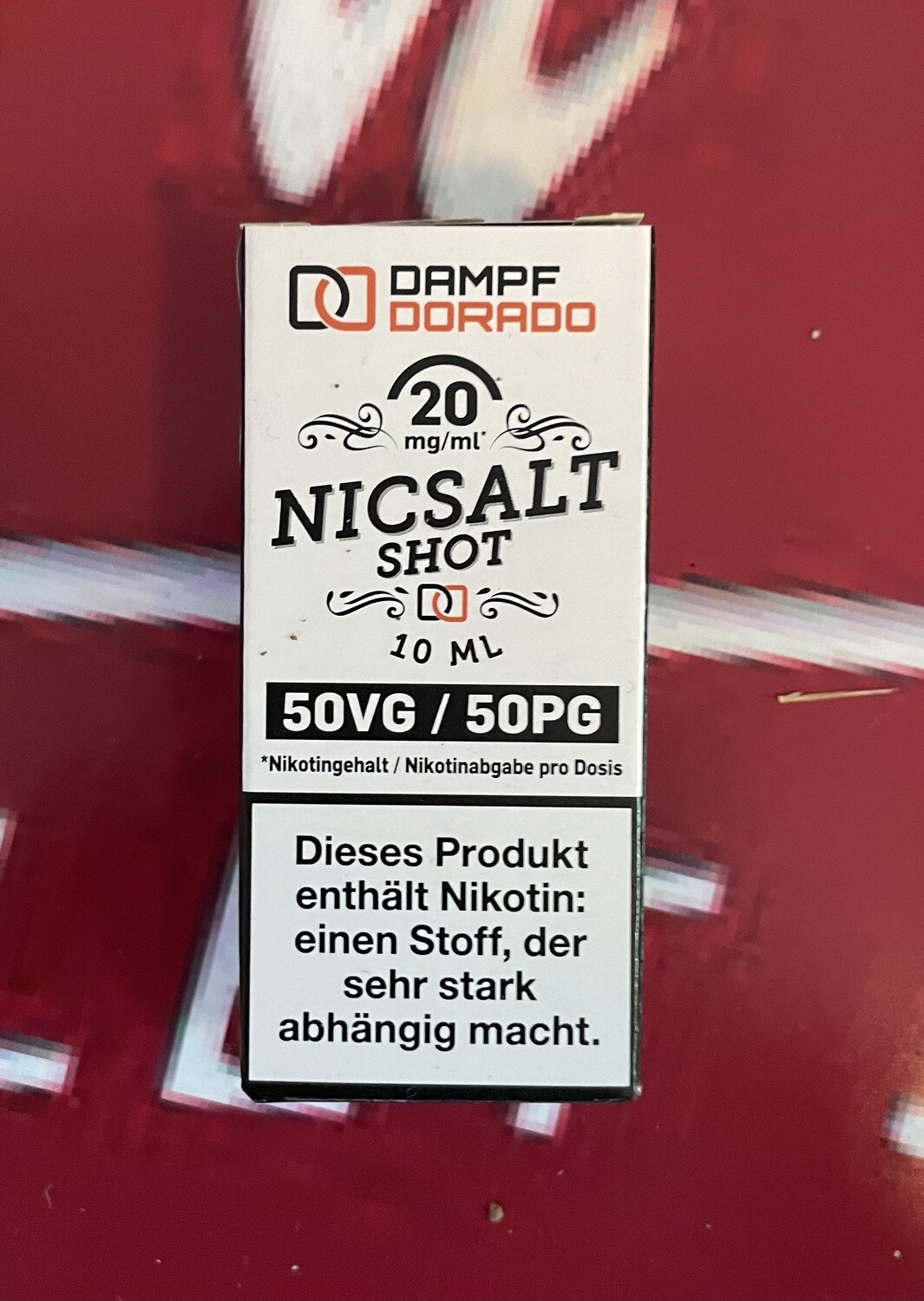 Nikotinsalz Shot 50VG/50PG 10ml 20mg