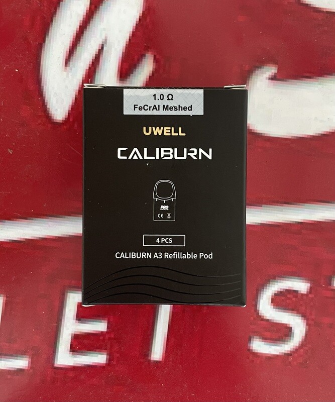 4 Caliburn A3 Pods 1,0 Ohm 4 Caliburn A3 Pods 1,0 Ohm