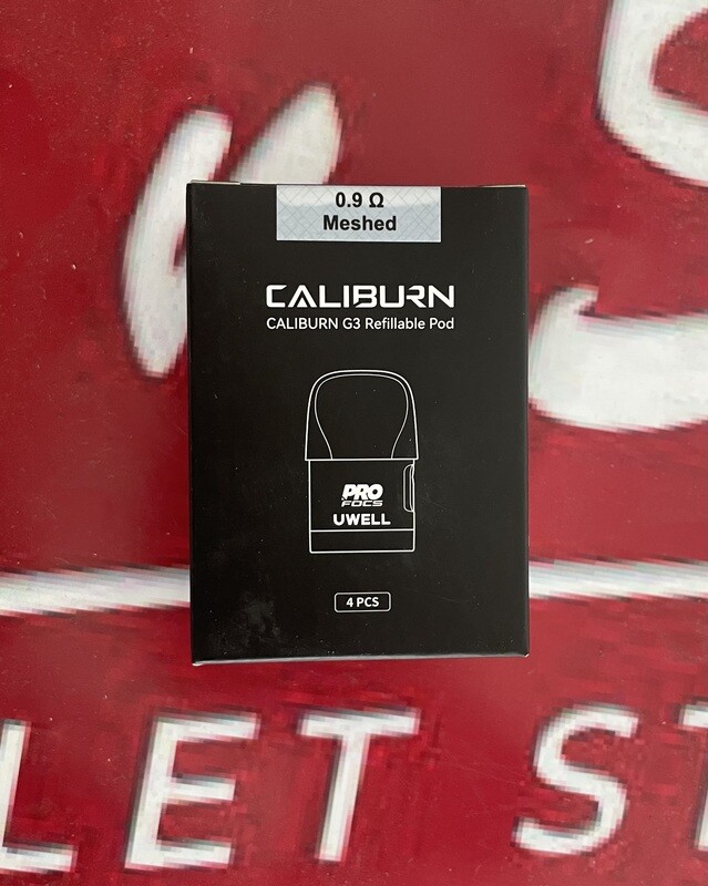 4 Caliburn G3 Pods 0,9 Ohm