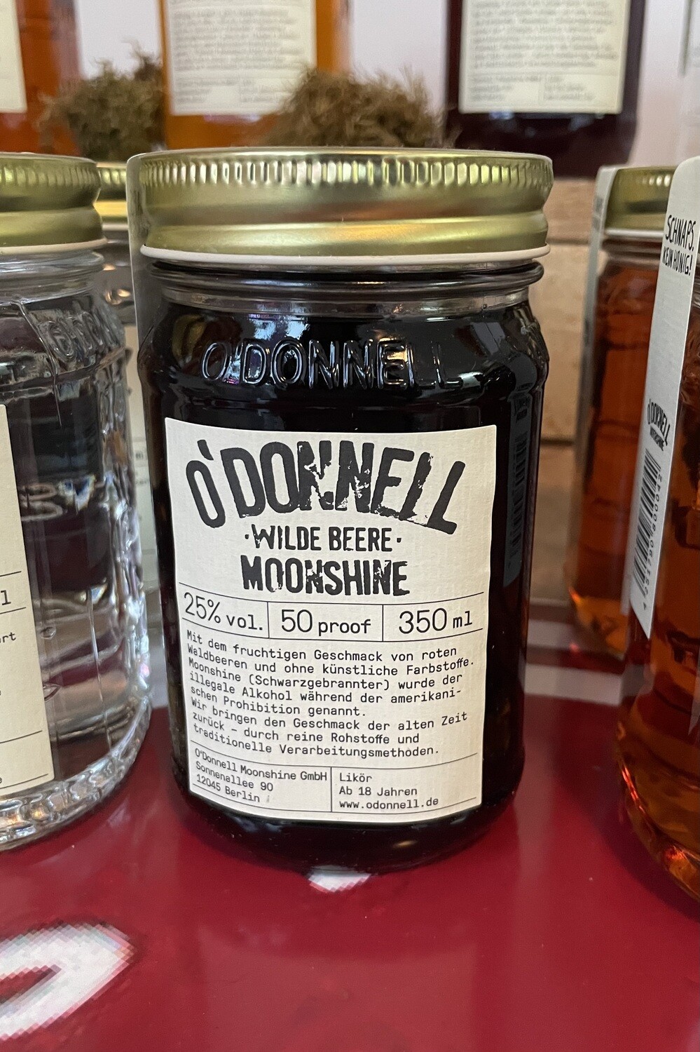 O`Donnel Moonshine Wilde Beere 350ml