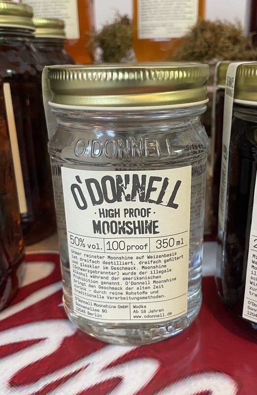 O`Donnel Moonshine High Proof 350ml O`Donnel Moonshine High Proof 350ml