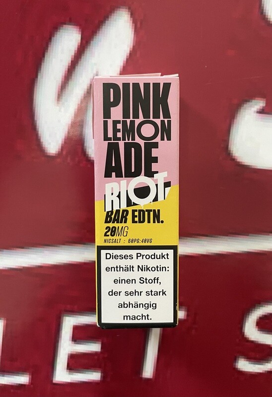 RIOT Pink Lemonade 20mg/ml