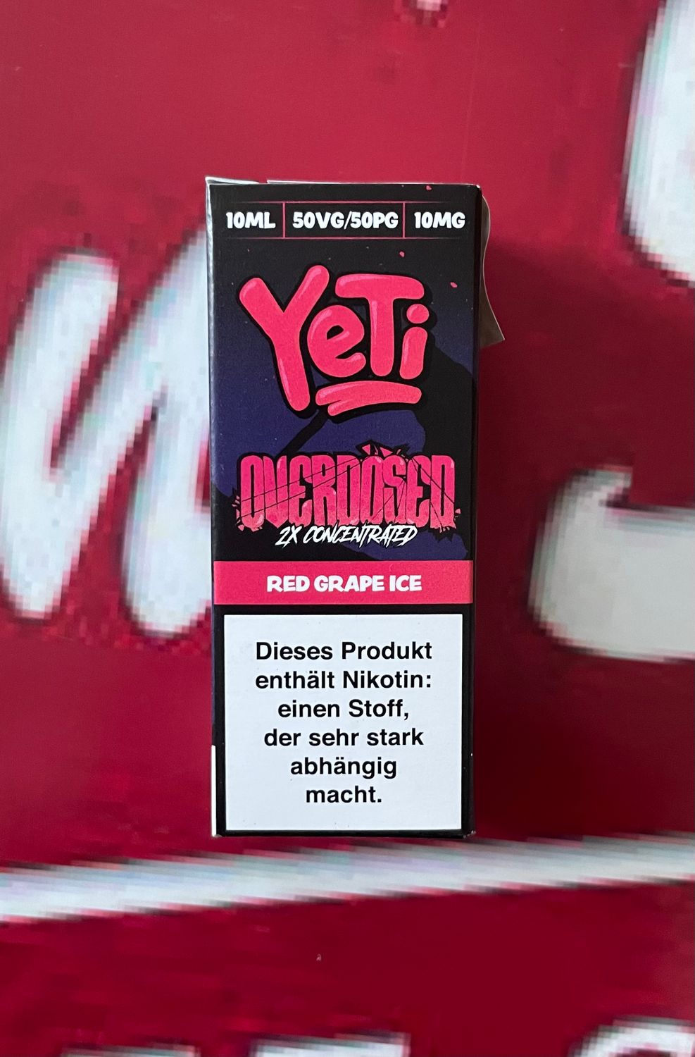Yeti Overdosed Red Grape Ice 10mg/ml