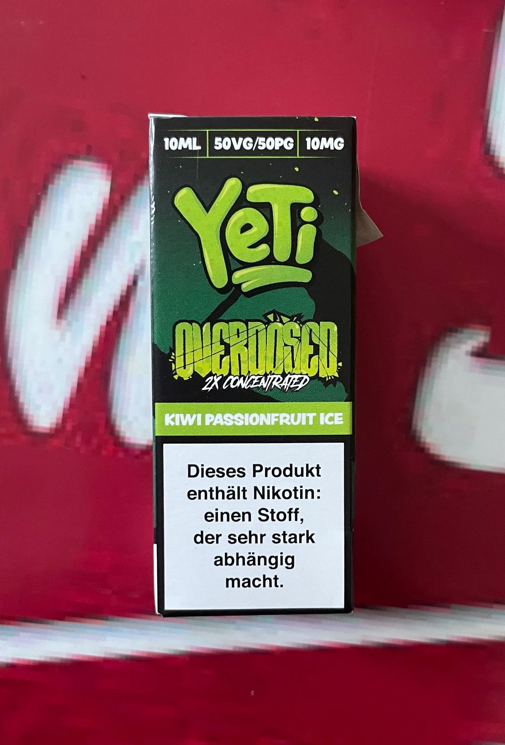 Yeti Overdosed Kiwi Passionfruit Ice 10mg/ml