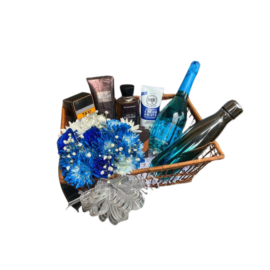 Standard Basket Supreme with Flowers Package (B)