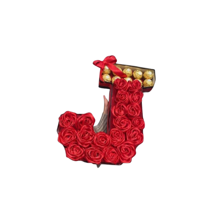 Letter shape Flower  Box