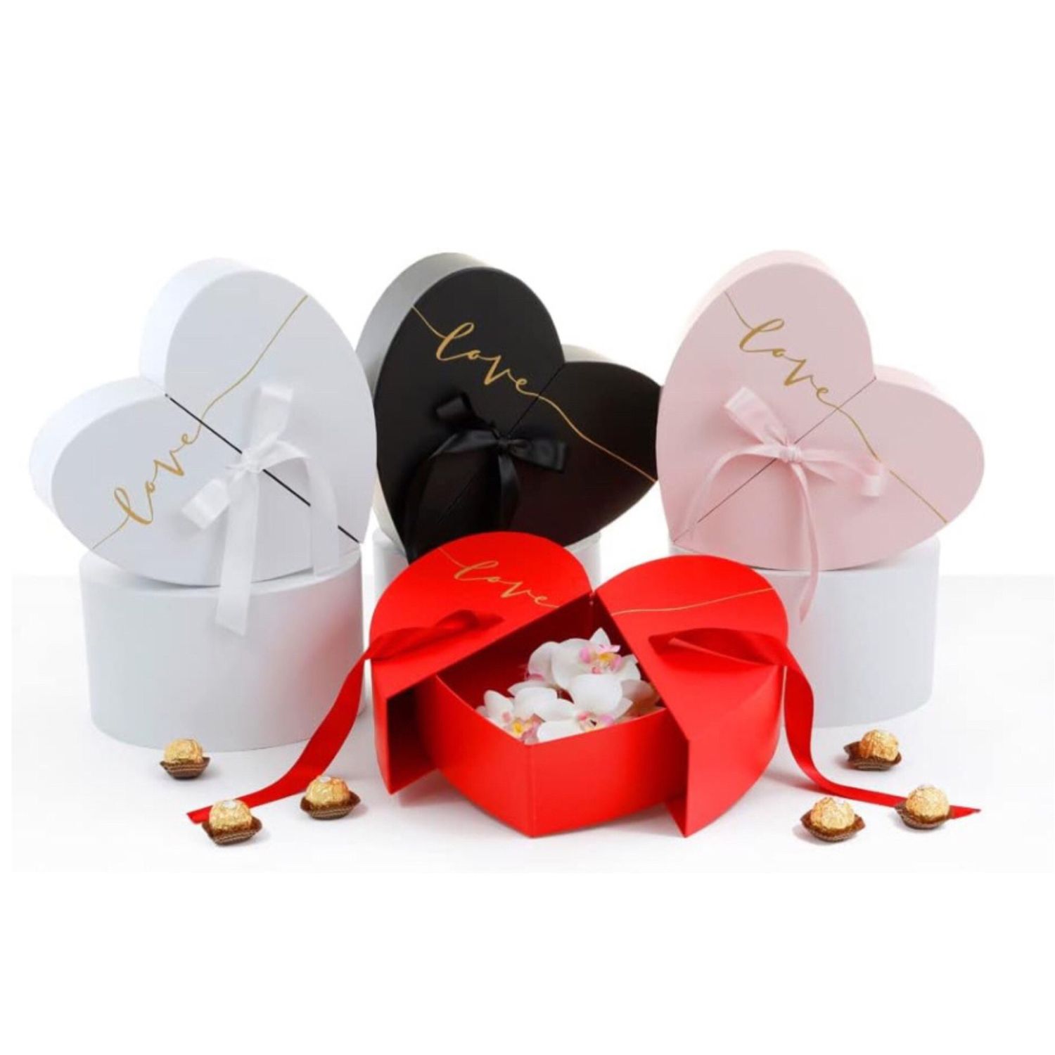 Surprise Pull Open Love Box Floral Boxes