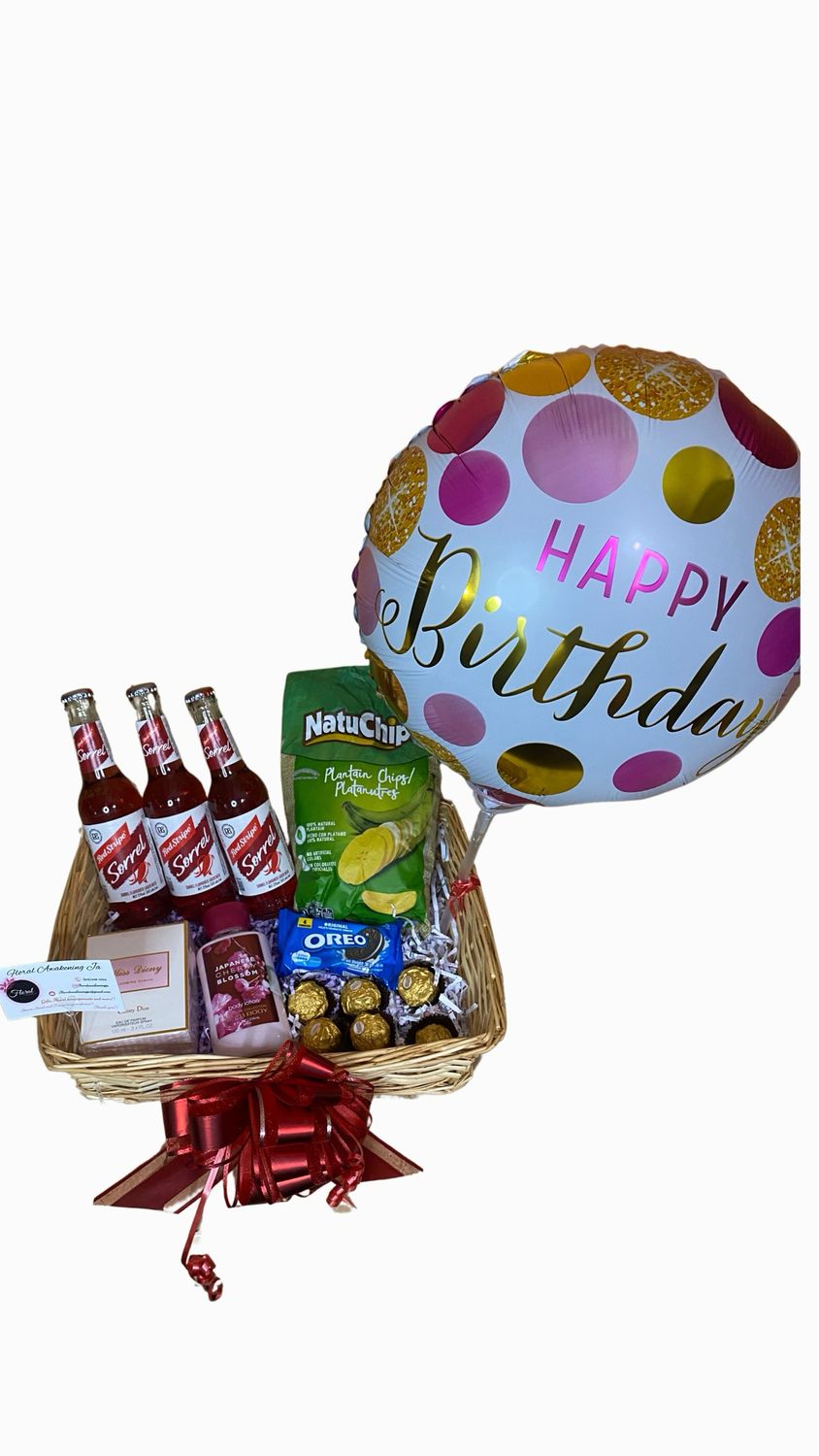 Valentines Female Customized Basket