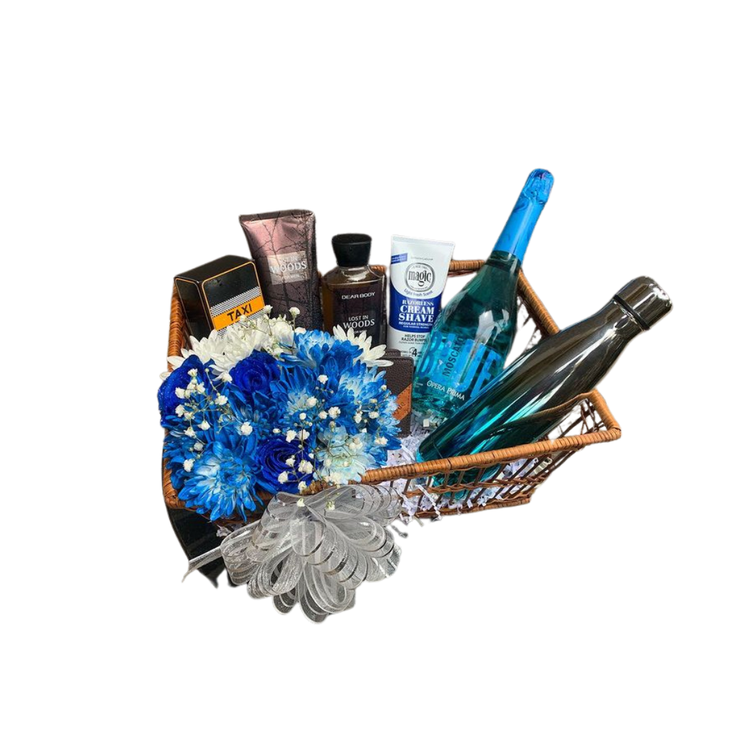 Father’s Day Standard Basket Supreme with Flowers Package (A)