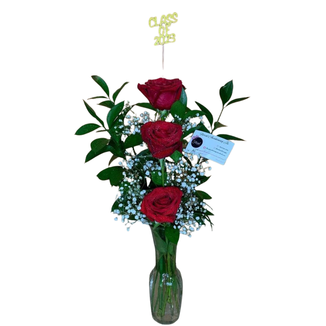 NEW Graduation Bud Vase Arrangement