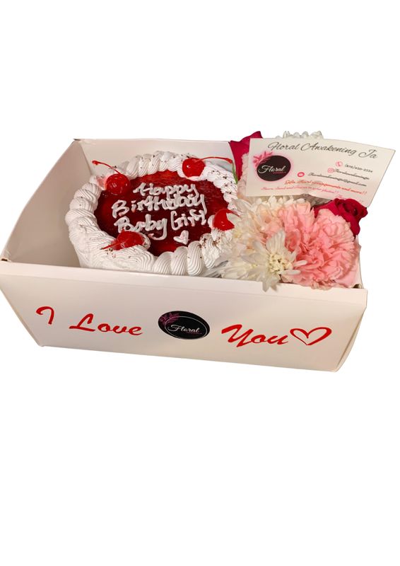 Cake Flower Box