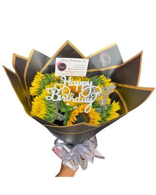 Sunflowers ONLY Small-Medium Mixed Bouquet
