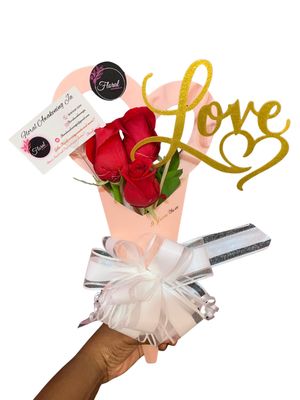 Mini Heart Shaped Bundle (Roses only)