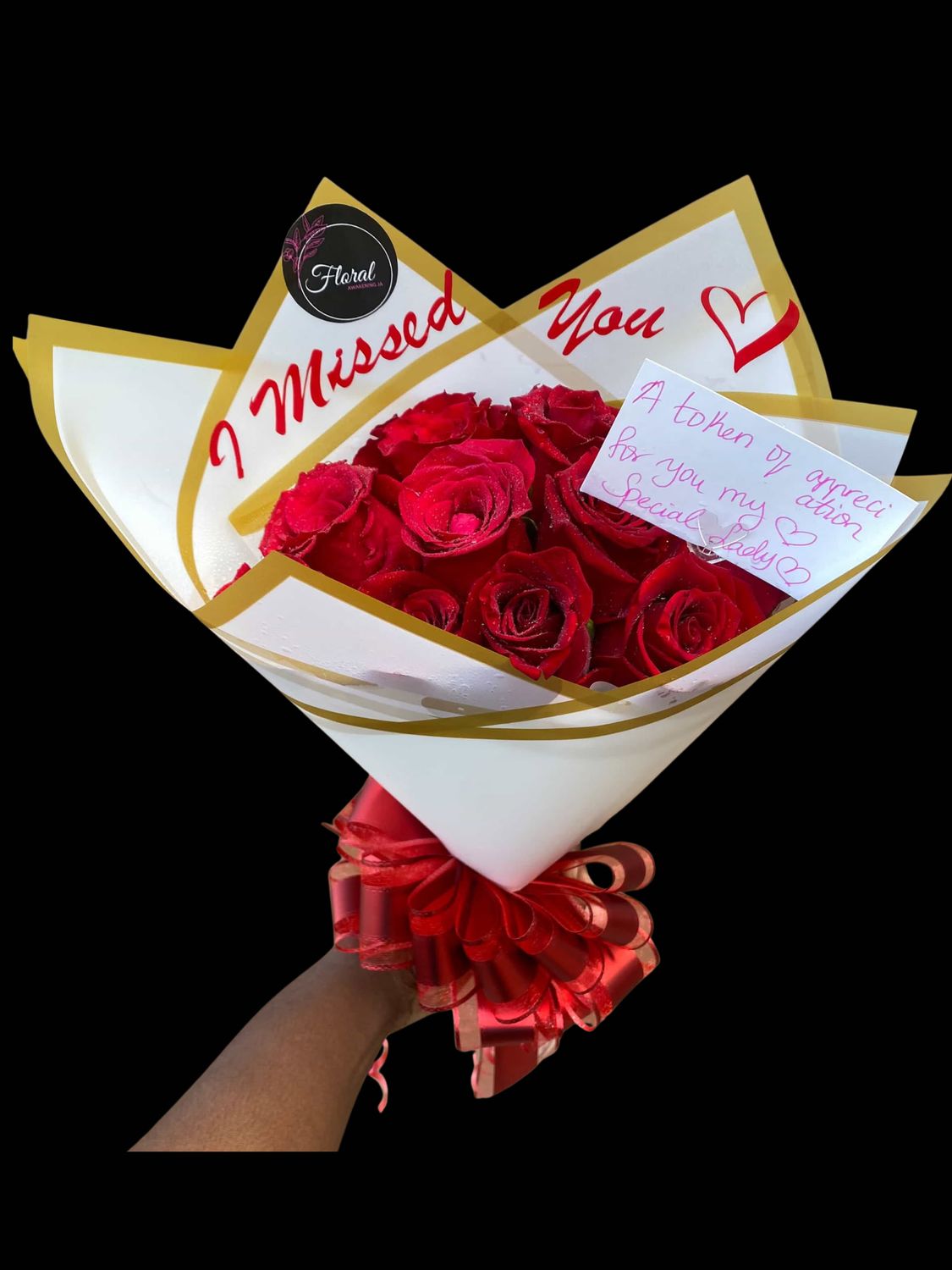 Small Medium Roses only Bouquet