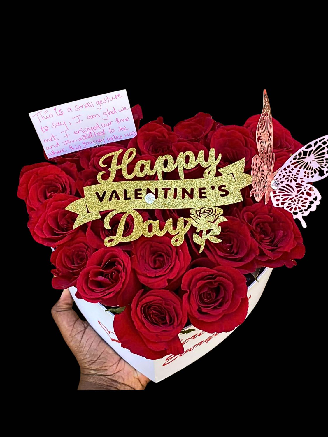 Heart Shaped Floral Boxes