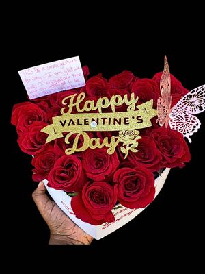 Heart Shaped Floral Boxes