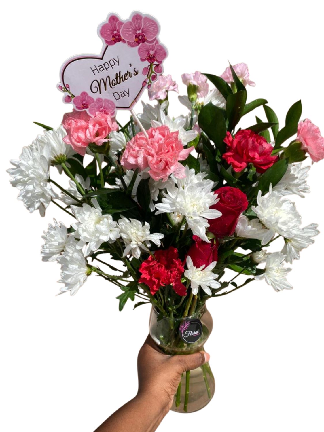 Medium Mixed flowers Vase Arrangement