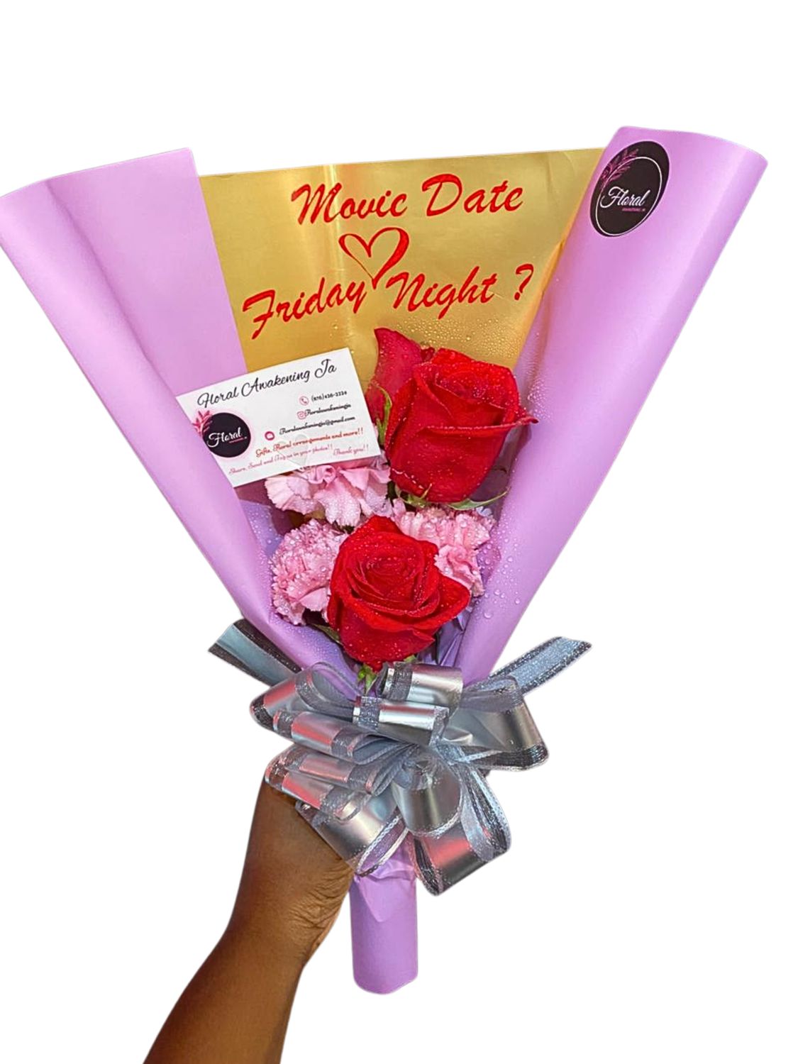 NEW Mothers Day Small Bouquet( Carnations and Roses Mix  )