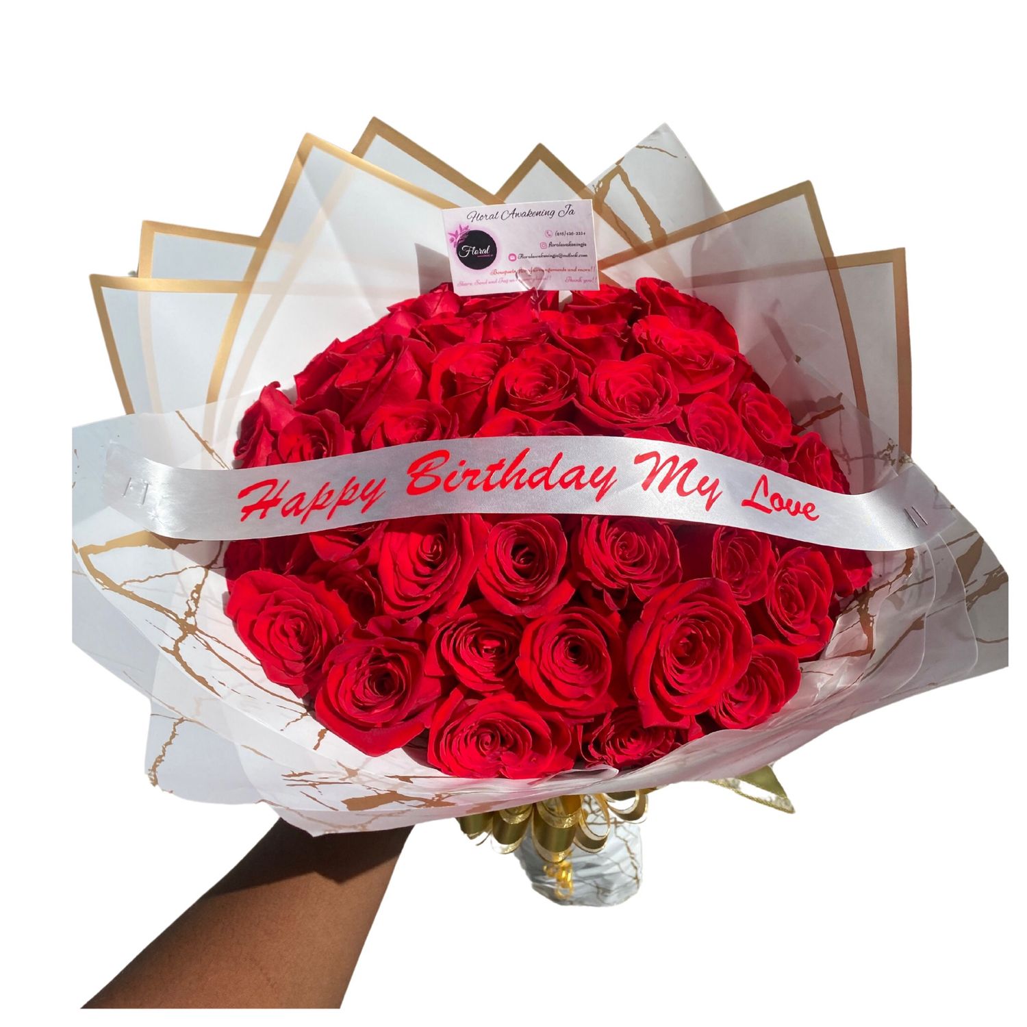 NEW Mothers Day Large Roses Only Bouquet