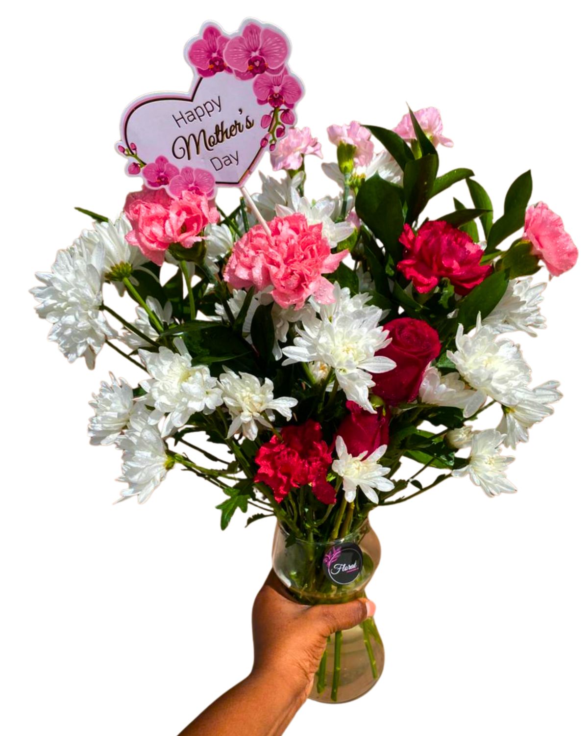 NEW Mothers Day Medium Mixed flowers Vase Arrangement