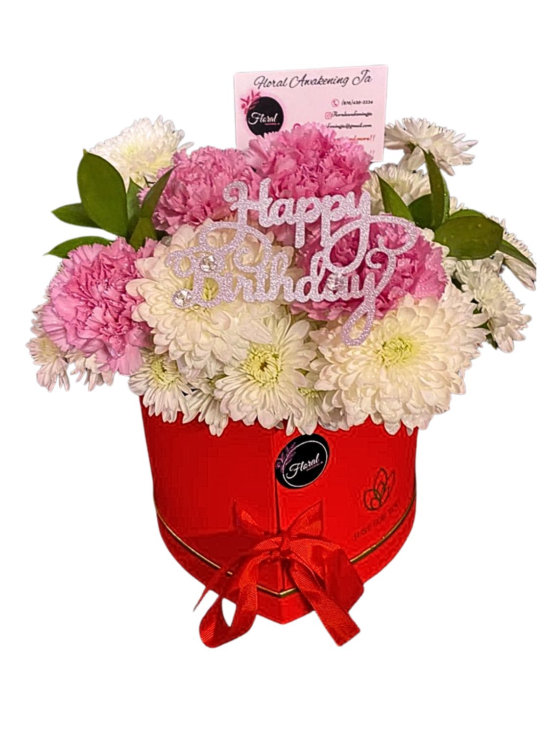 Two-tier Floral Box(Mixed Flowers)