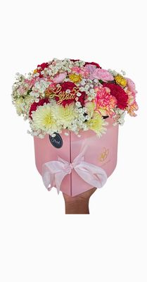 Two-tier Floral Box(Mixed Flowers)