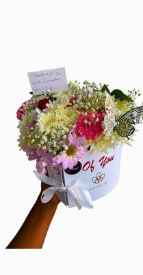 Two-tier Floral Box(Mixed Flowers)
