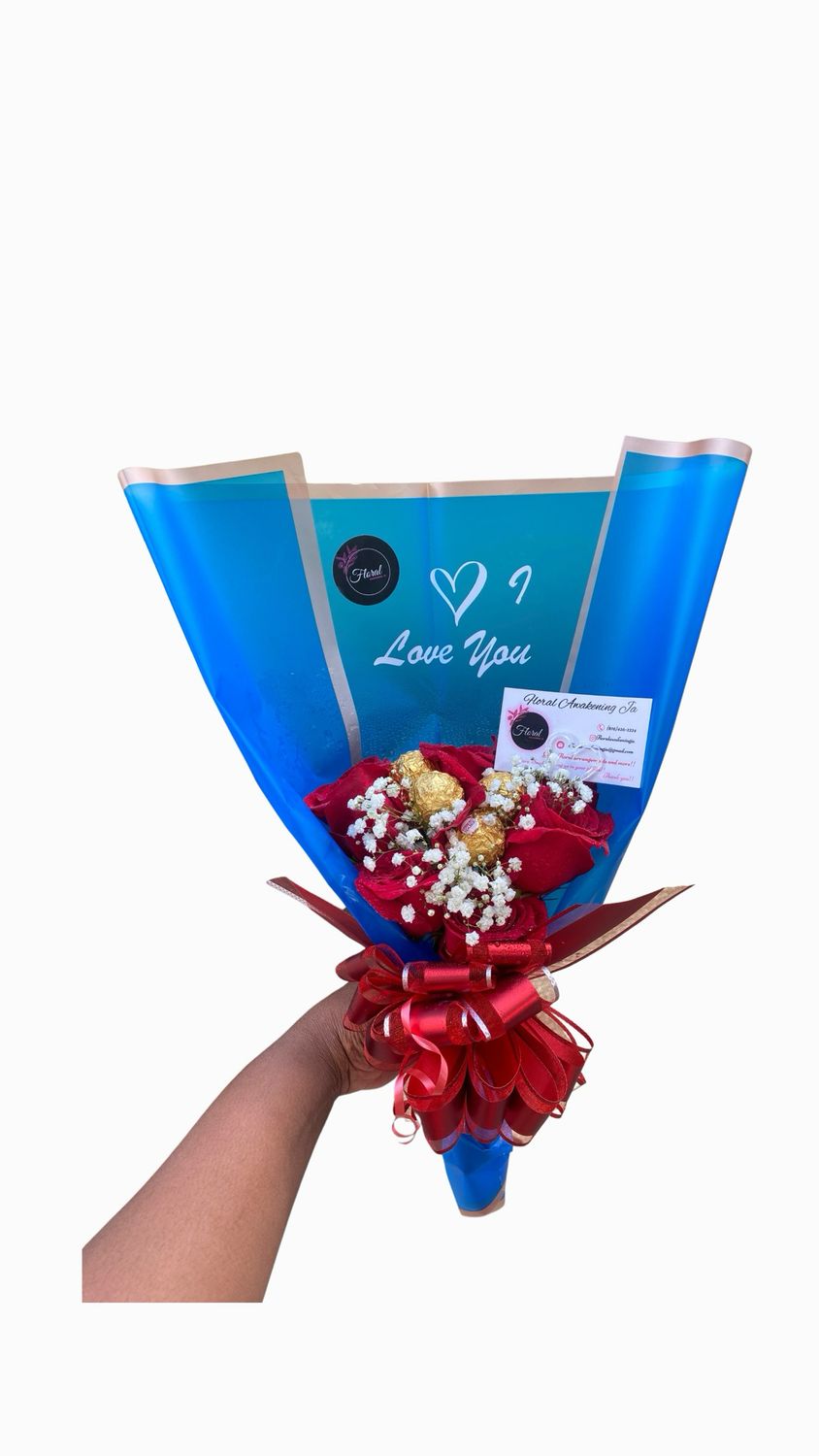 NEW Valentine Small Rose ONLY  Bouquet (Male)