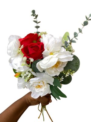 Artificial Bridal Bouquet(Mixed Flowers) -Medium