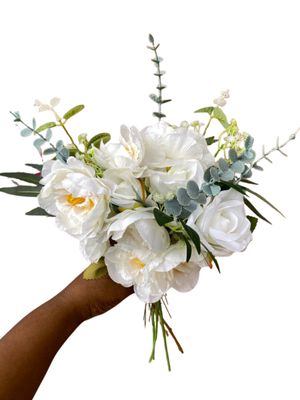 Artificial Bridal Bouquet(Mixed Flowers)-Small