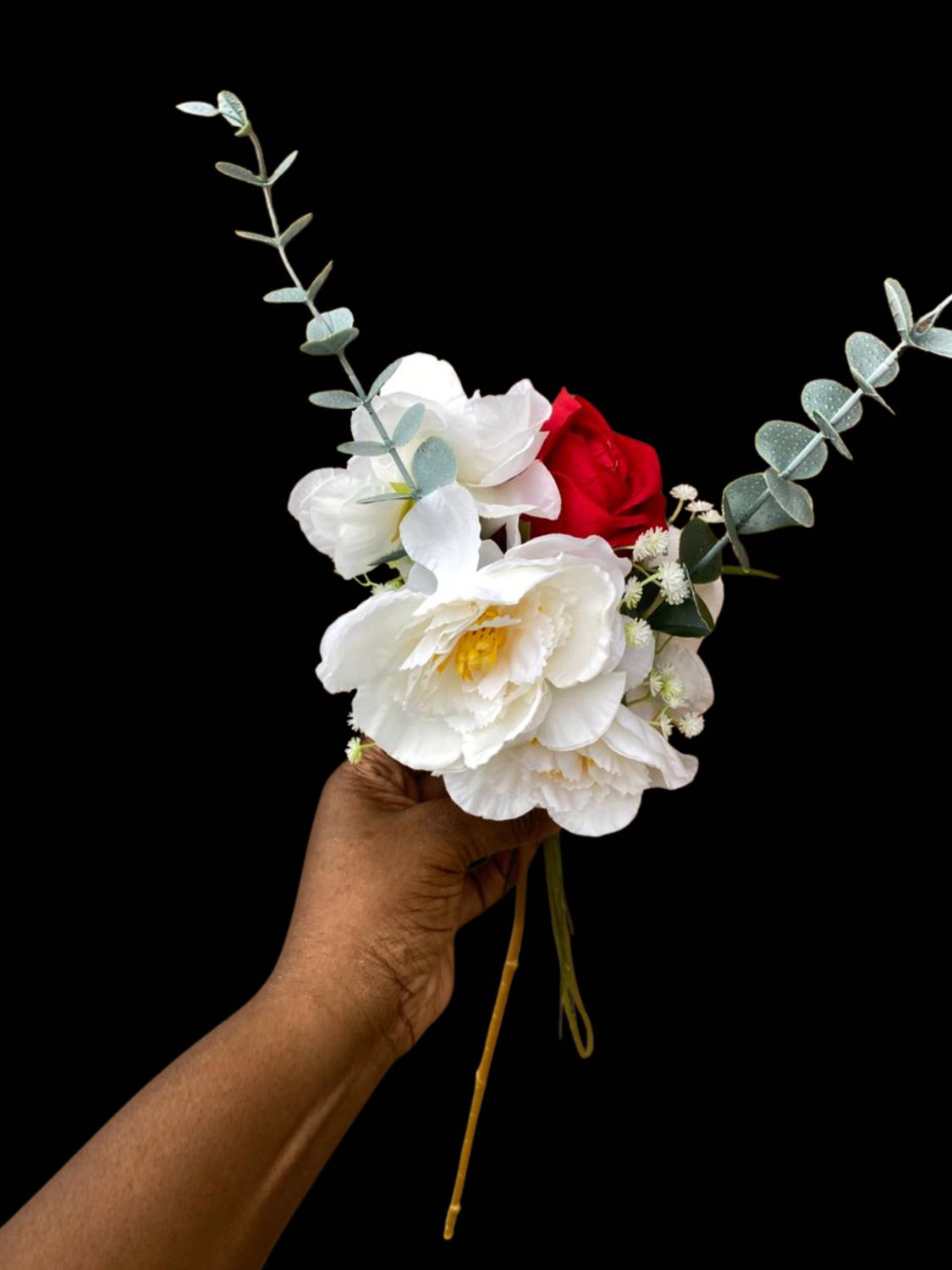 Artificial Bridal Bouquet(Mixed Flowers) -Mini