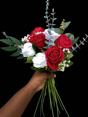 Artificial Bridal Bouquet (Roses)-Small-Medium