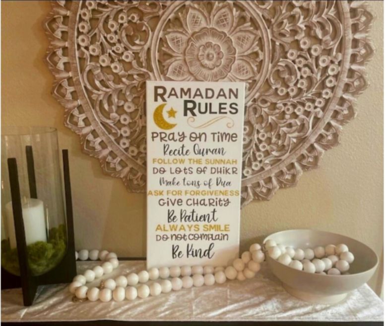 Ramadan Rules Sign