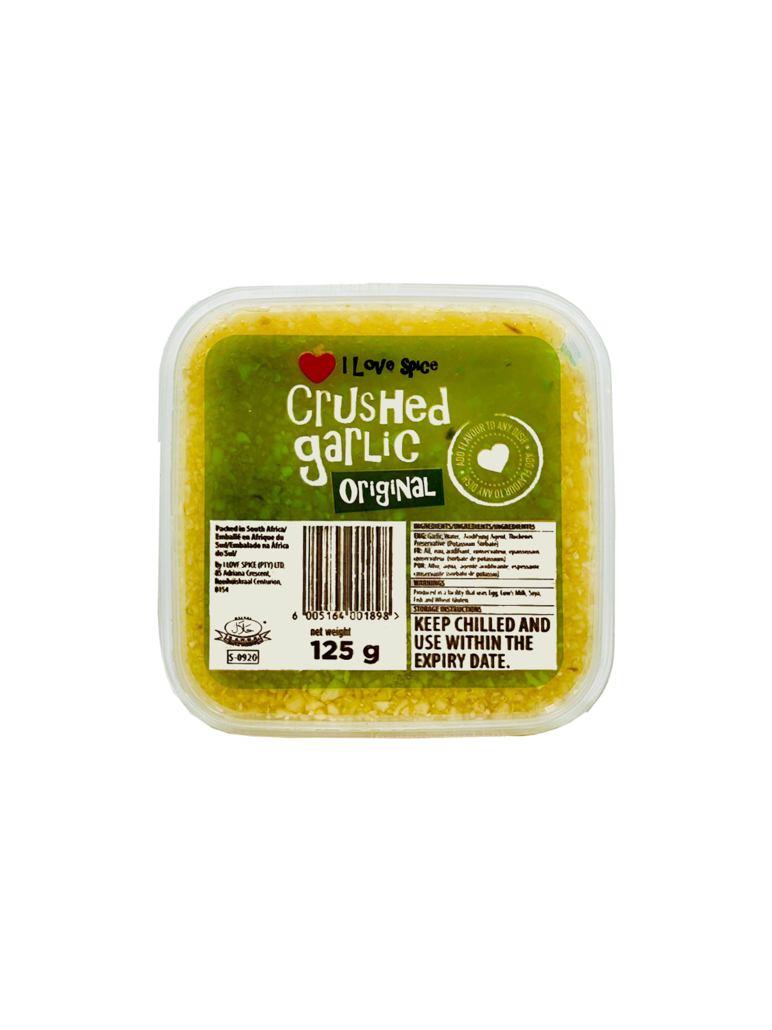 I Love Spice Garlic 125g Garlic Tub
