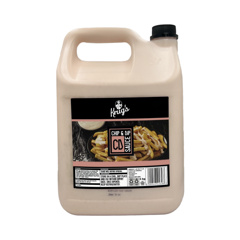 Krug&#39;s Chip &amp; Dip Sauce 5Kg