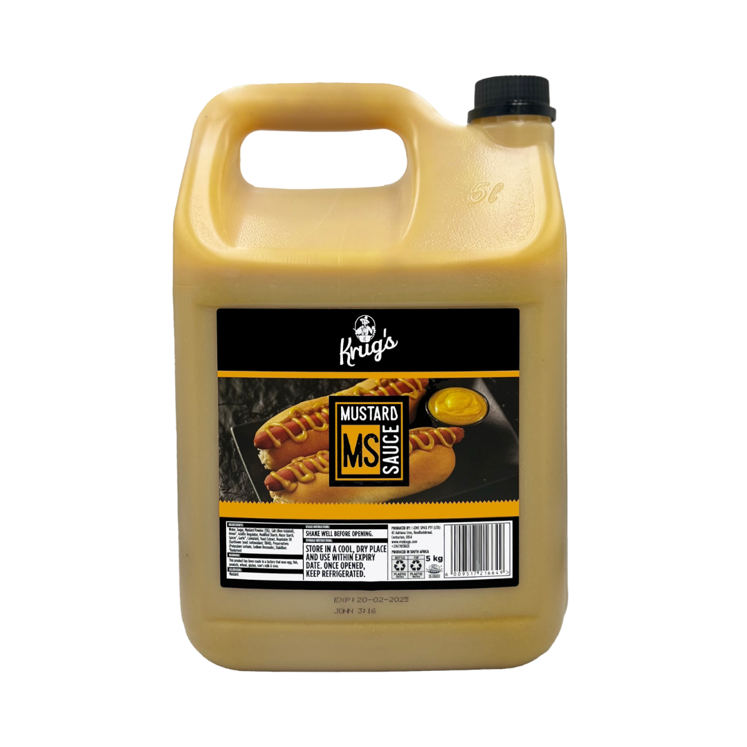 Krug&#39;s Mustard Sauce 5Kg
