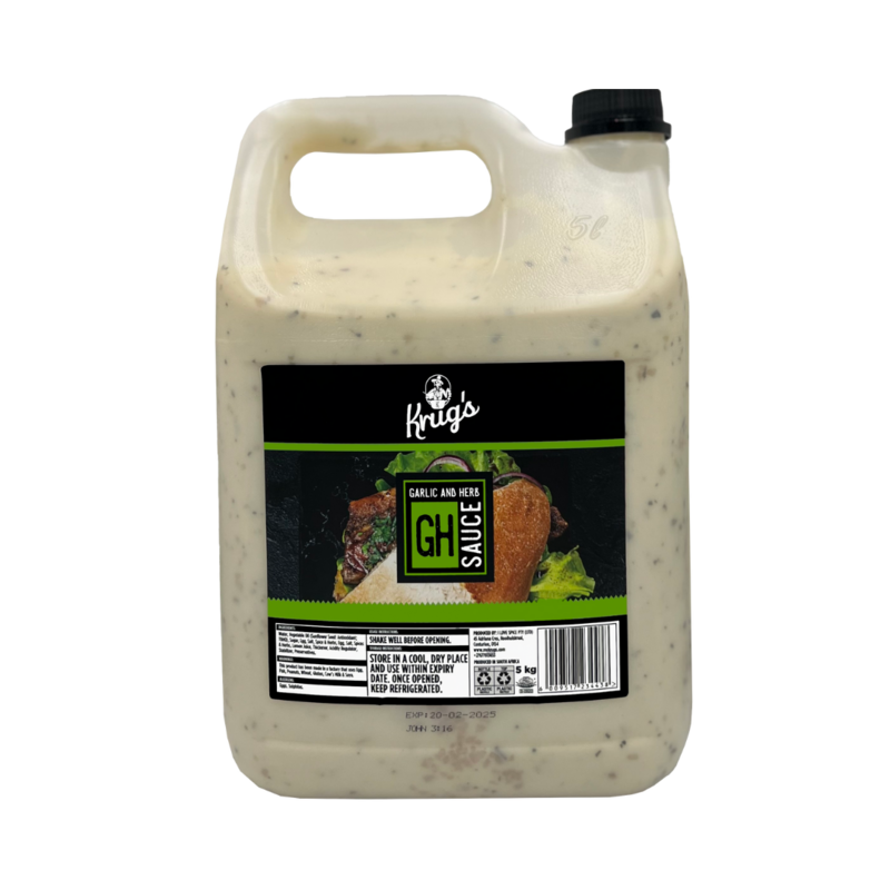 Krug&#39;s Garlic &amp; Herbs Sauce 5Kg