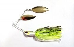 Spinner bait 14g green-white